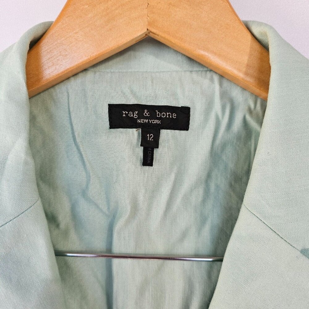 Rag & Bone Razor Linen Blazer Size 12 New Without… - image 6
